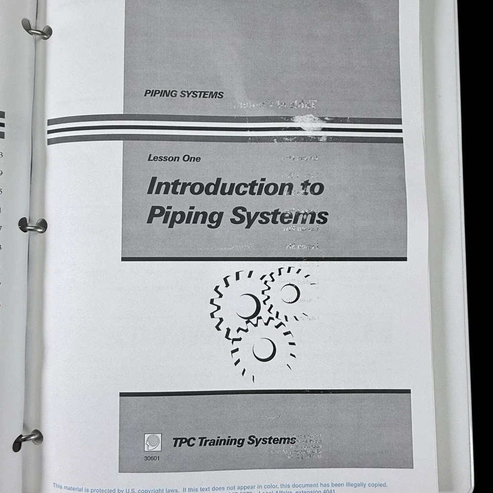TPC Training Manual Piping Systems #306‎ 2001